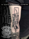 tattoo studio black diamondtattoo glyfada piercing elliniko photo angeltattoo